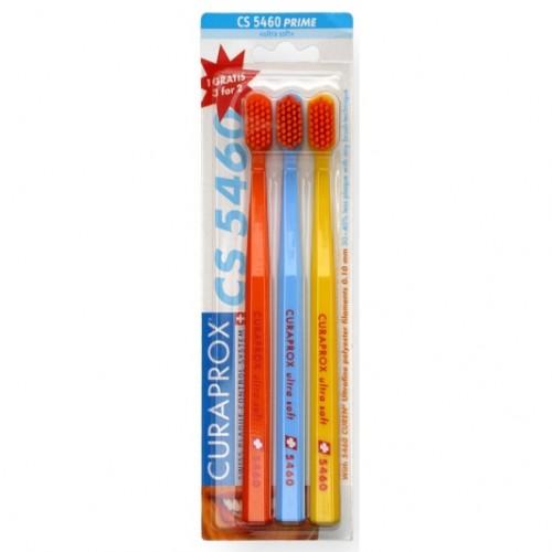 Набір зубних щіток CURAPROX Ultra Soft, D 0.10 мм (3 шт) (MM00374)