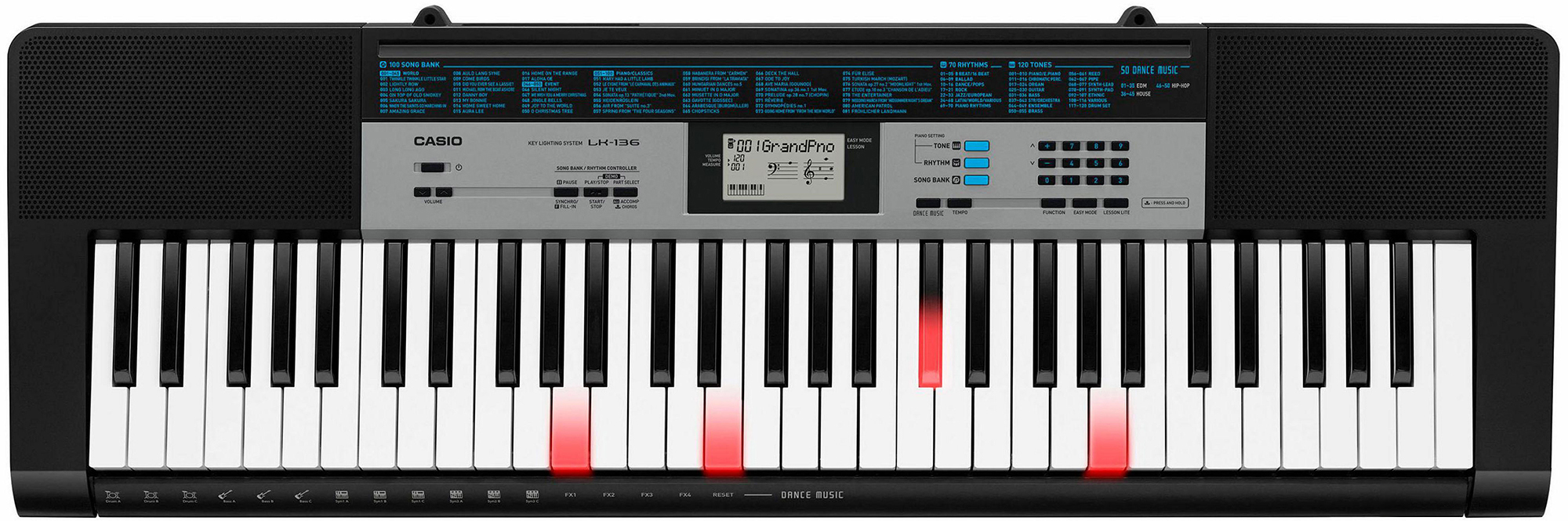 Синтезатор Casio LK-136 Black (PL00919)