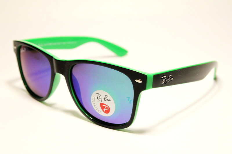 Солнцезащитные очки с поляризацией RB P2140 C2 Черно-зеленый (hub_hTjj69892)
