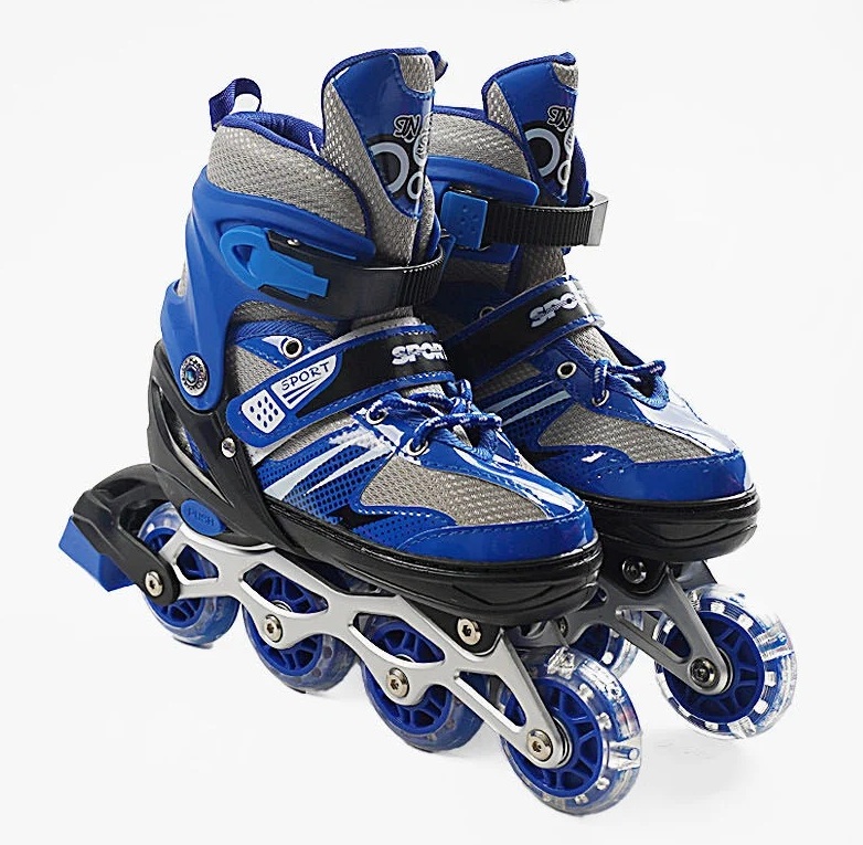 Роликовые коньки Best Roller 476-М PVC 34-38 Синий (173853)