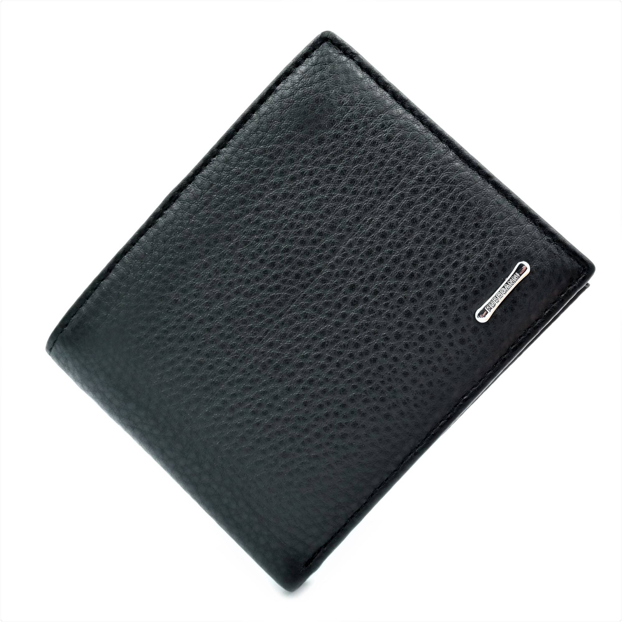 Чоловічий шкіряний гаманець Чорний (nw-k-268-00)