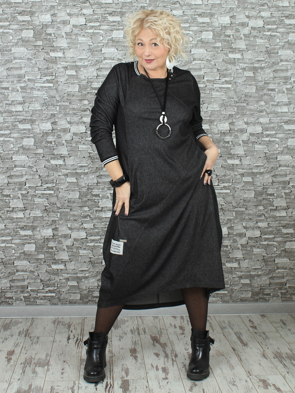 Женское платье NadiN 56 Чёрный (1513/1)