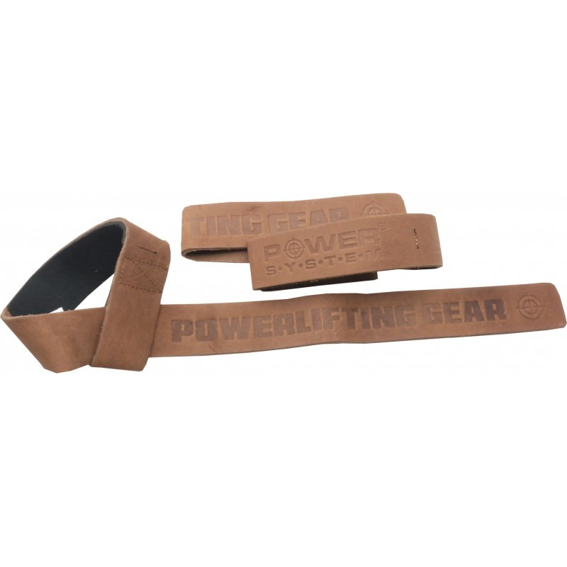 Шкіряні лямки Power System Leather Straps Коричневі (PS_3320)