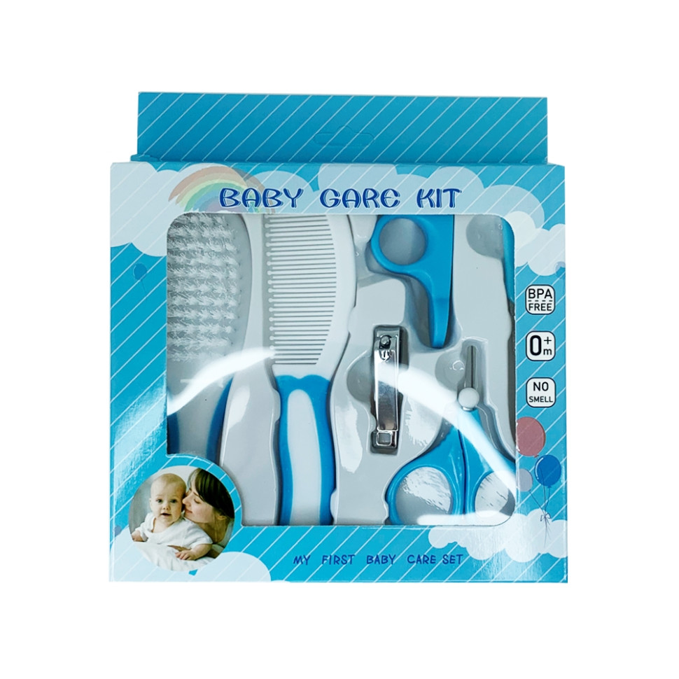 Гигиенический набор для новорожденных Mega Zayka MGZ-0700(Blue) в коробке