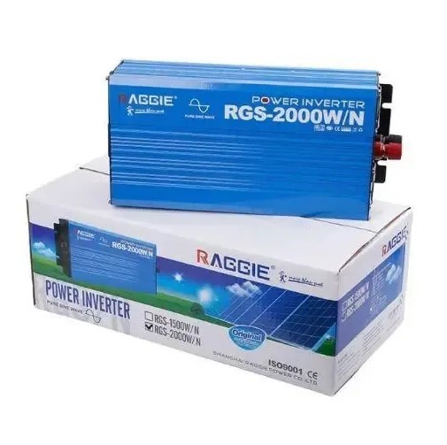 Инвертор Raggie Pure Sine Wave RGS-2000W 12V преобразователь напряжения с чистой синусоидой