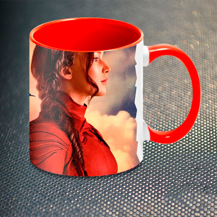 Чашка Fan Girl Кітніс Голодні Ігри The Hunger Games New (14483) 330 мл Різнокольоровий