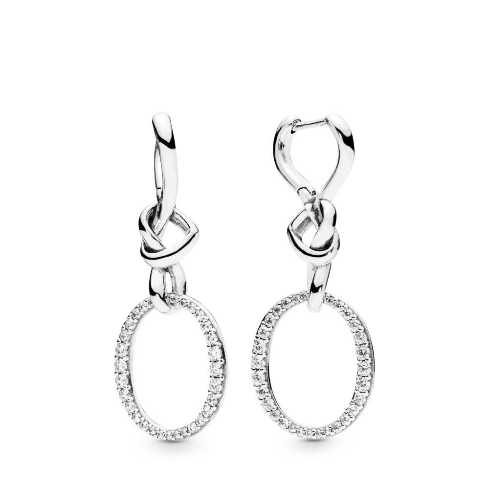 Срібні сережки No Brand Узи кохання 298110CZ (1341787778)