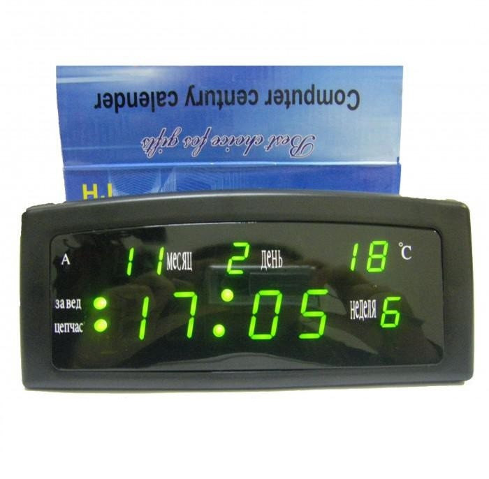 Настільний годинник VST-909 Чорний (200666)