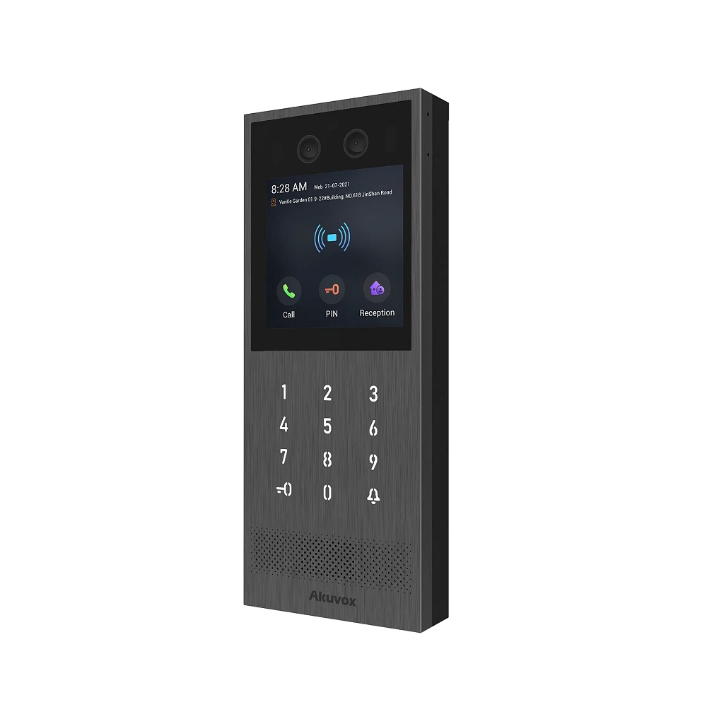 Многоабонентная панель вызовная Akuvox X912S с распознаванием лица