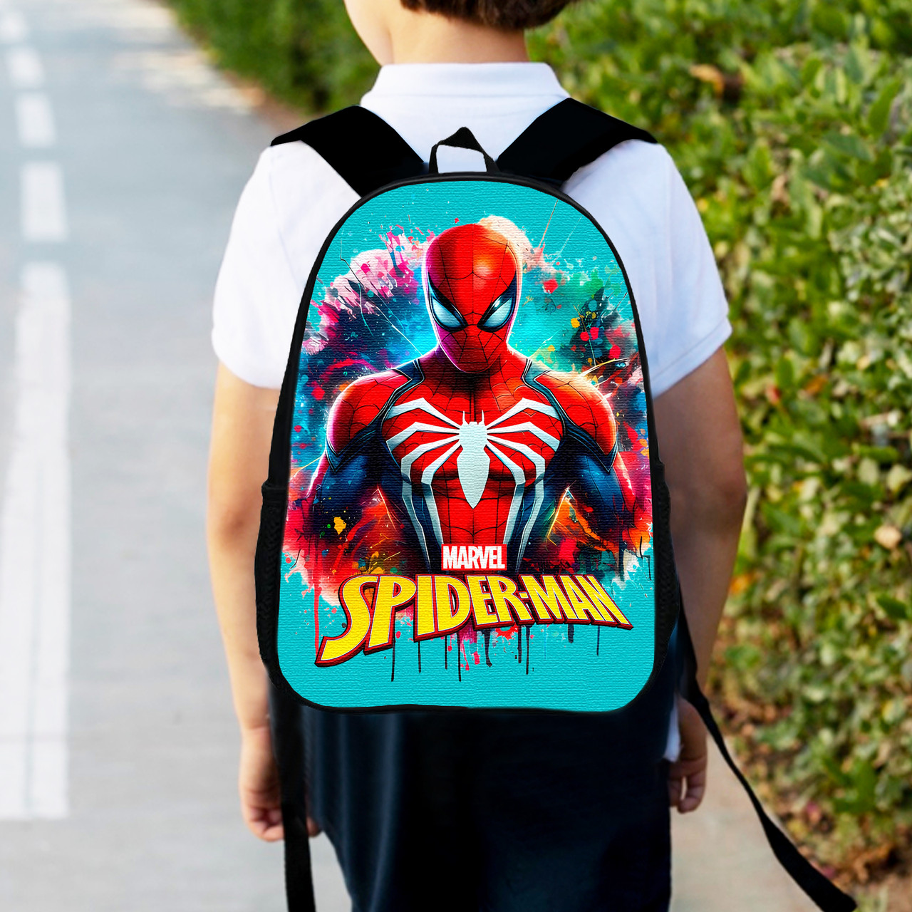 Дитячий рюкзак Spiderman 34х27х13 см, водонепроникний, різнокольоровий — арт. 2342422809