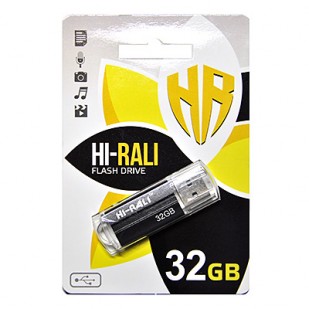 Флеш-накопичувач USB 32GB Hi-Rali Corsair Series Black (HI-32GBCORBK)