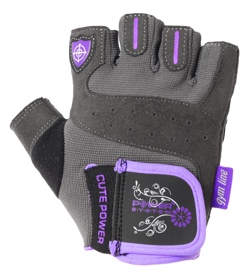 Перчатки для фитнеса и тяжелой атлетики Power System Cute Power PS-2560 M Purple