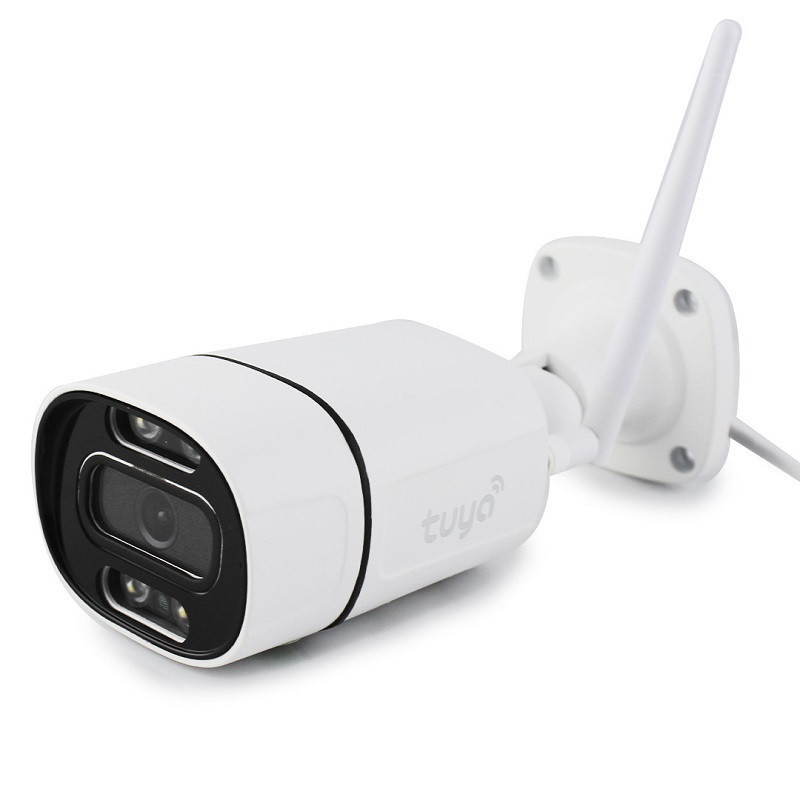 IP-камера відеоспостереження вулична CAMERA C16 TUYA APP 3.0mp Біла