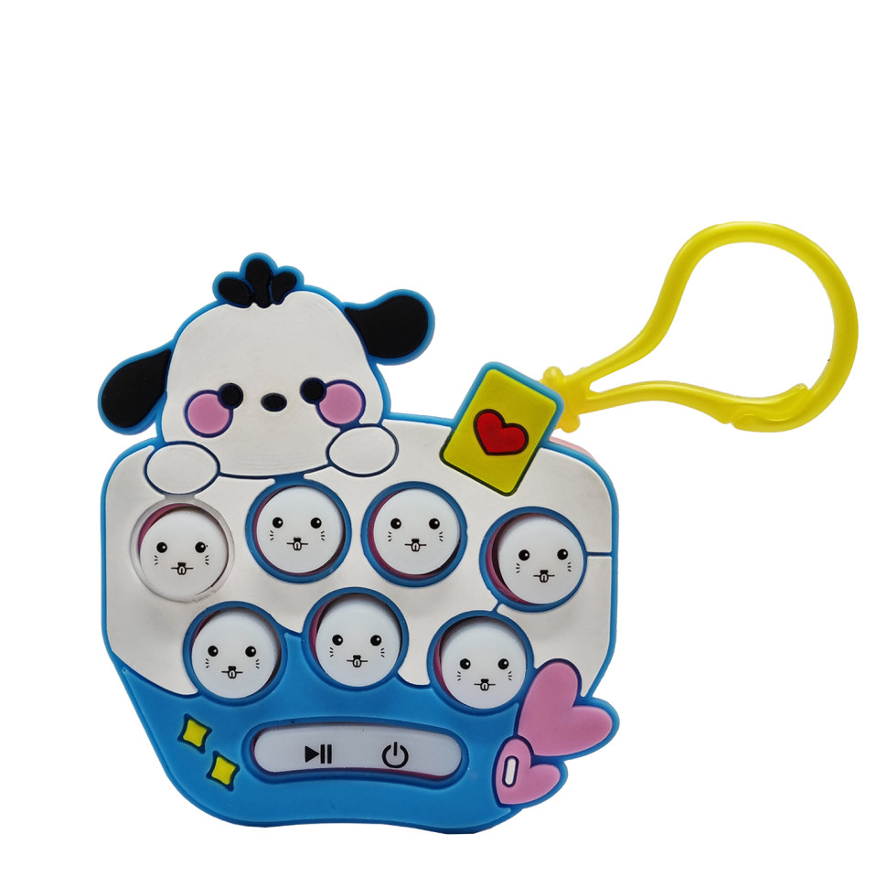 Приставка POP IT Dog blue Bambi PPT-08 с музыкой и светом
