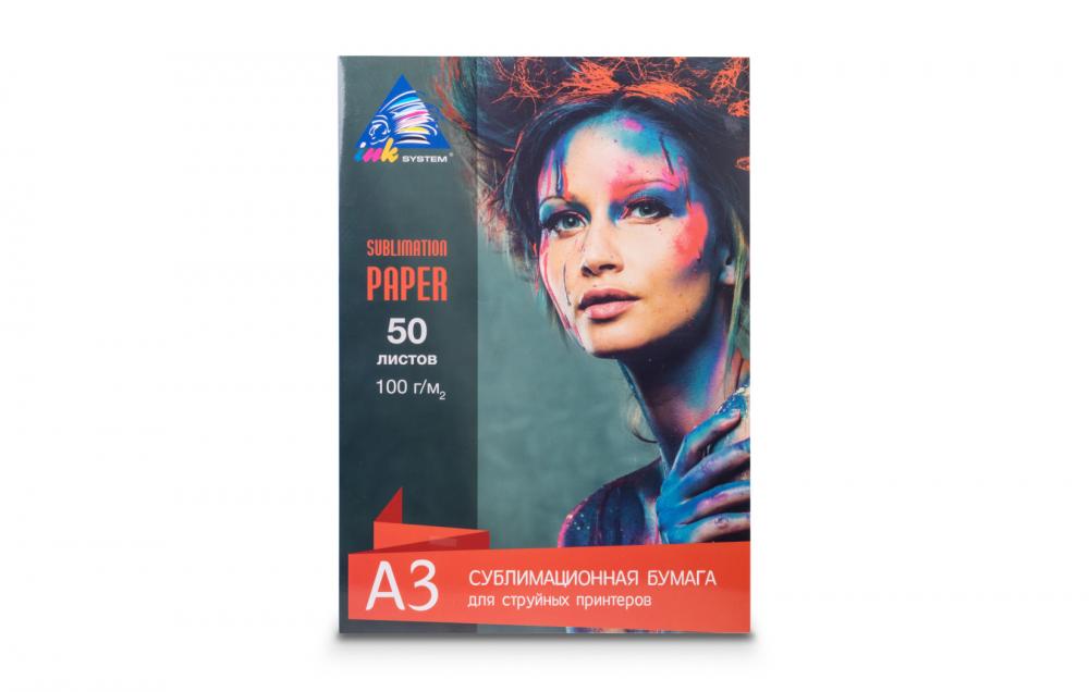Сублімаційний папір INKSYSTEM Sublimation Transfer Paper 100g A3 50 шт