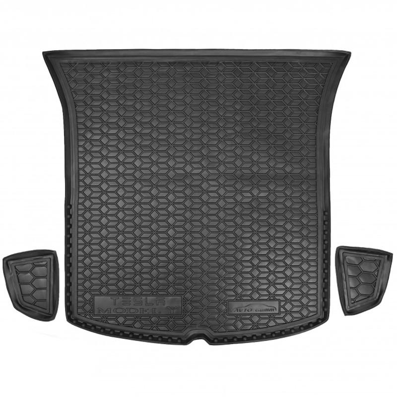 Автомобильные коврики в багажник Avto-Gumm для Tesla Model Y 2020+ Black 13468-85575