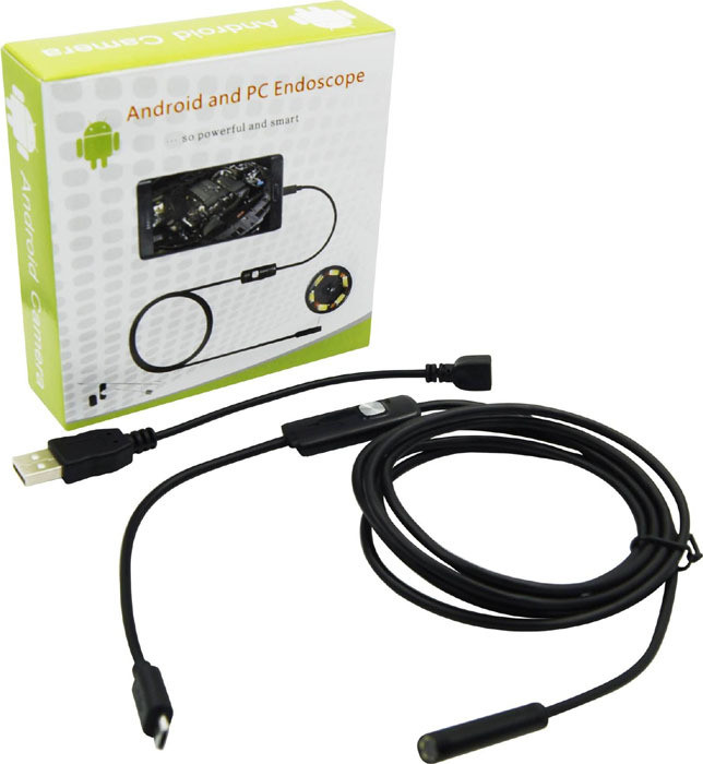 Камера эндоскоп VigohA Android and PC Endoscope гибкая USB-камера 100 P