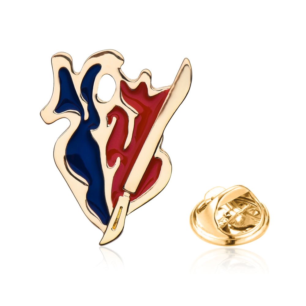 Значок BROCHE Сердечно-сосудистая хирургия золотистый BRGV113404
