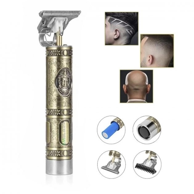 Триммер Для Стрижки Волос Kemei Hair Clipper Ws-T99 Km Для Бороды Окантовочный