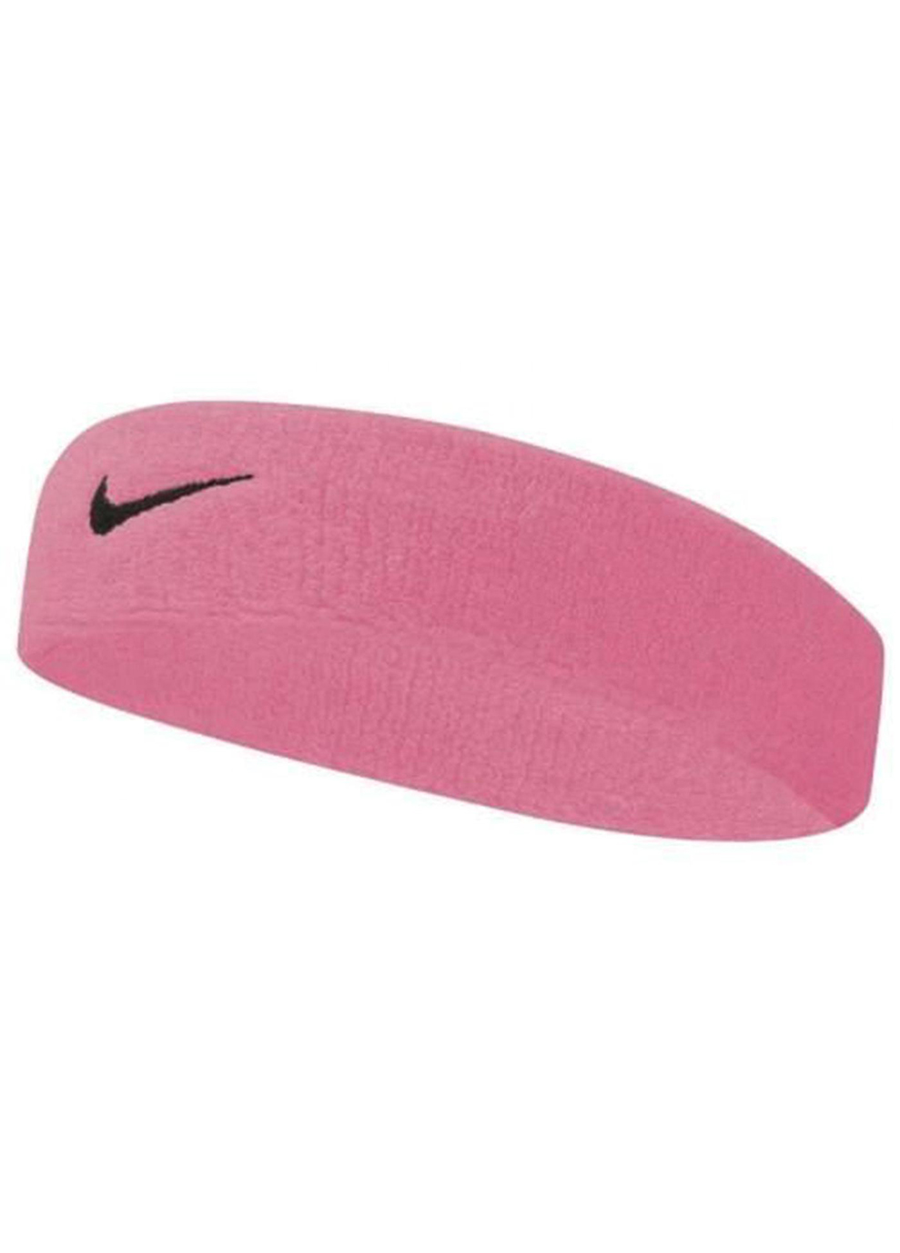 Повязка на голову NIKE SWOOSH HEADBAND PINK GAZE/OIL GREY - N.000.1544.677.OS 58см Розовый
