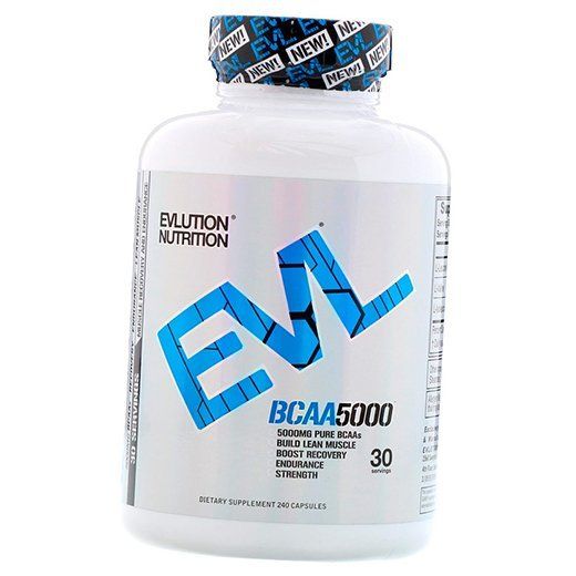 Аминокислоты BCAA 5000 Evlution Nutrition 240капс (28385001)