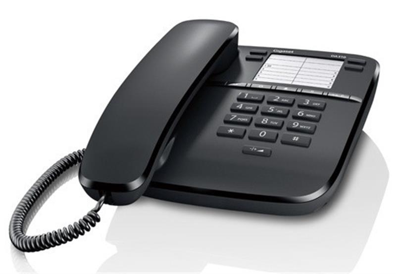 Дротовий телефон Gigaset DA310 Black (S30054-S6528-W101)