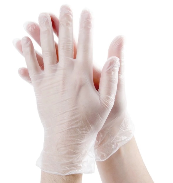 Рукавички вінілові неопудрені Mercator Medical VINYLEX PF XS білі 100 штук (MAS40129)