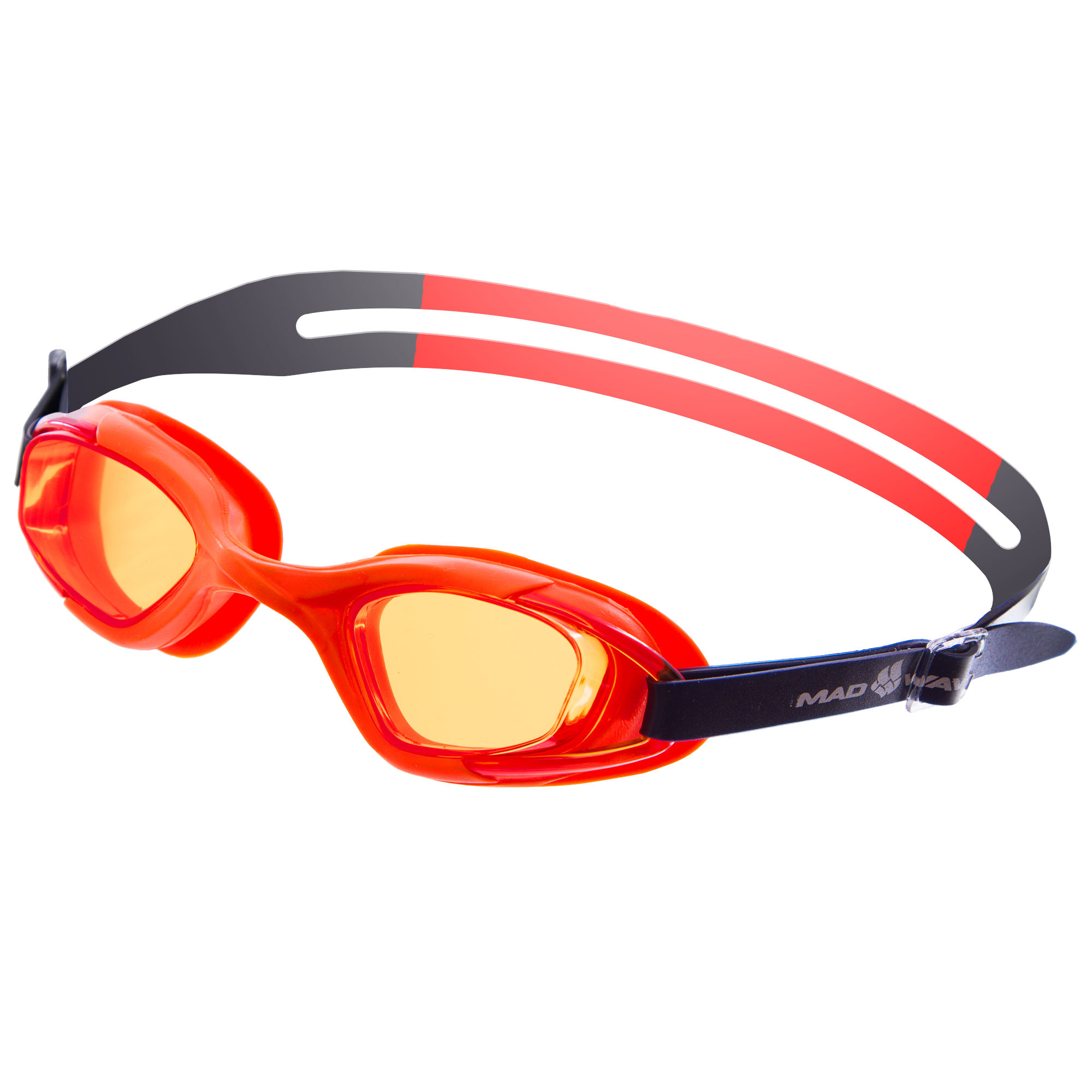 Очки для плавания детские MadWave M041901 Оранжевый
