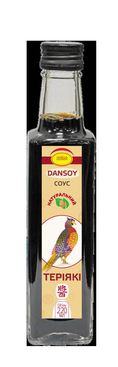 Соус соєвий Dansoy Teriyaki натуральний 220 мл (dansoy-ter-220)