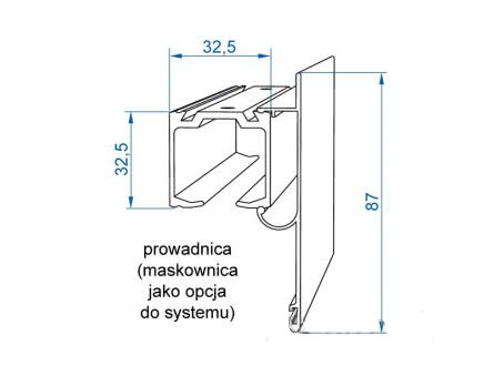 Напрямна - Рейка Valcomp Herkules 1200 Мм
