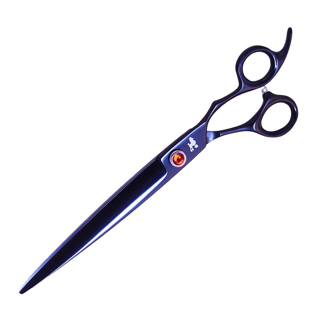 Ножницы грумерские для стрижки собак Dezynadog Ignis 8 Straight Lefty Scissor прямые 20 см Синий (860503)
