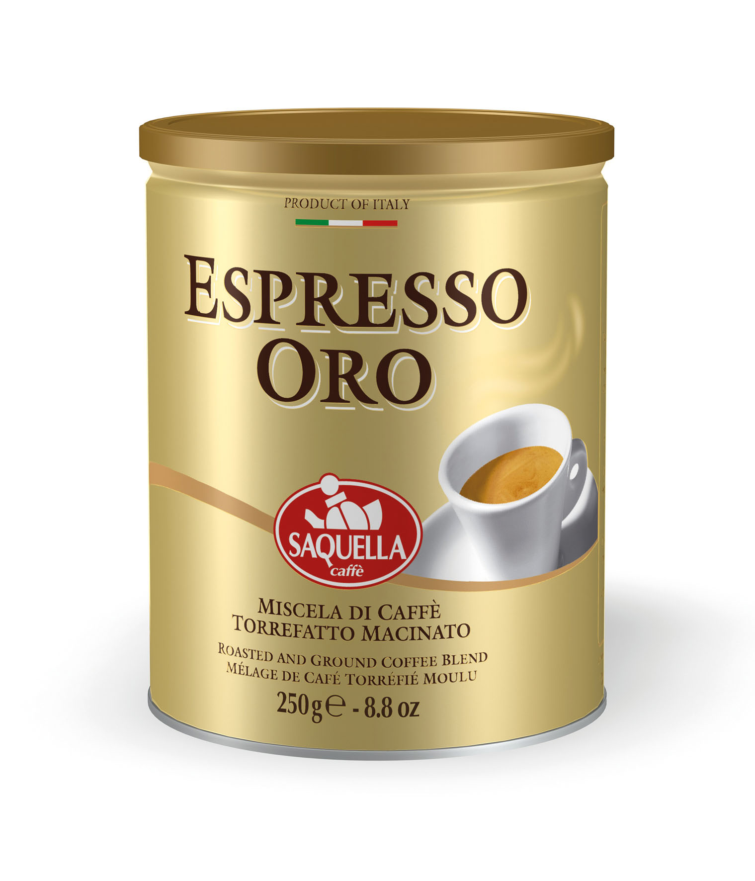 Кофе молотый Saquella Espresso ORO 250 г