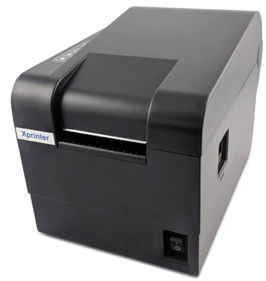 Термопринтер етикеток і чеків Xprinter XP-235B 60 мм чорний