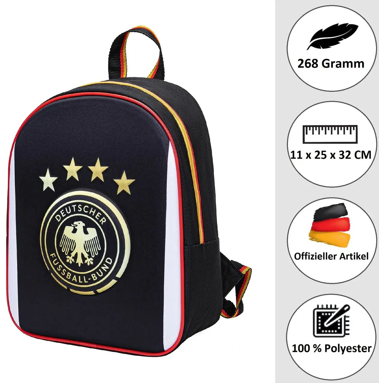 Рюкзак детский supersumka DFB 9 л Черный (4043891507452)