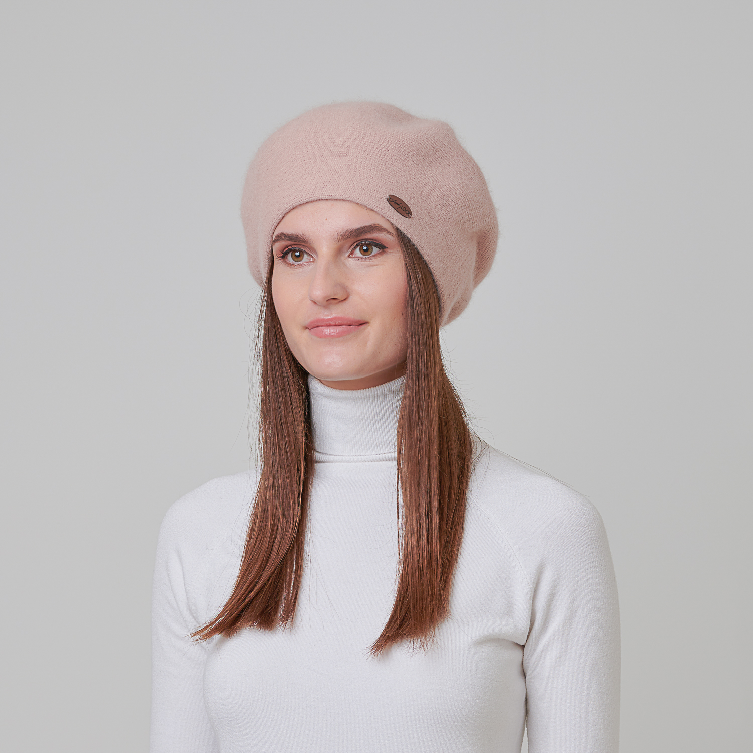 Берет жіночий ROSE 955-654 LuckyLOOK OneSize Бежевий
