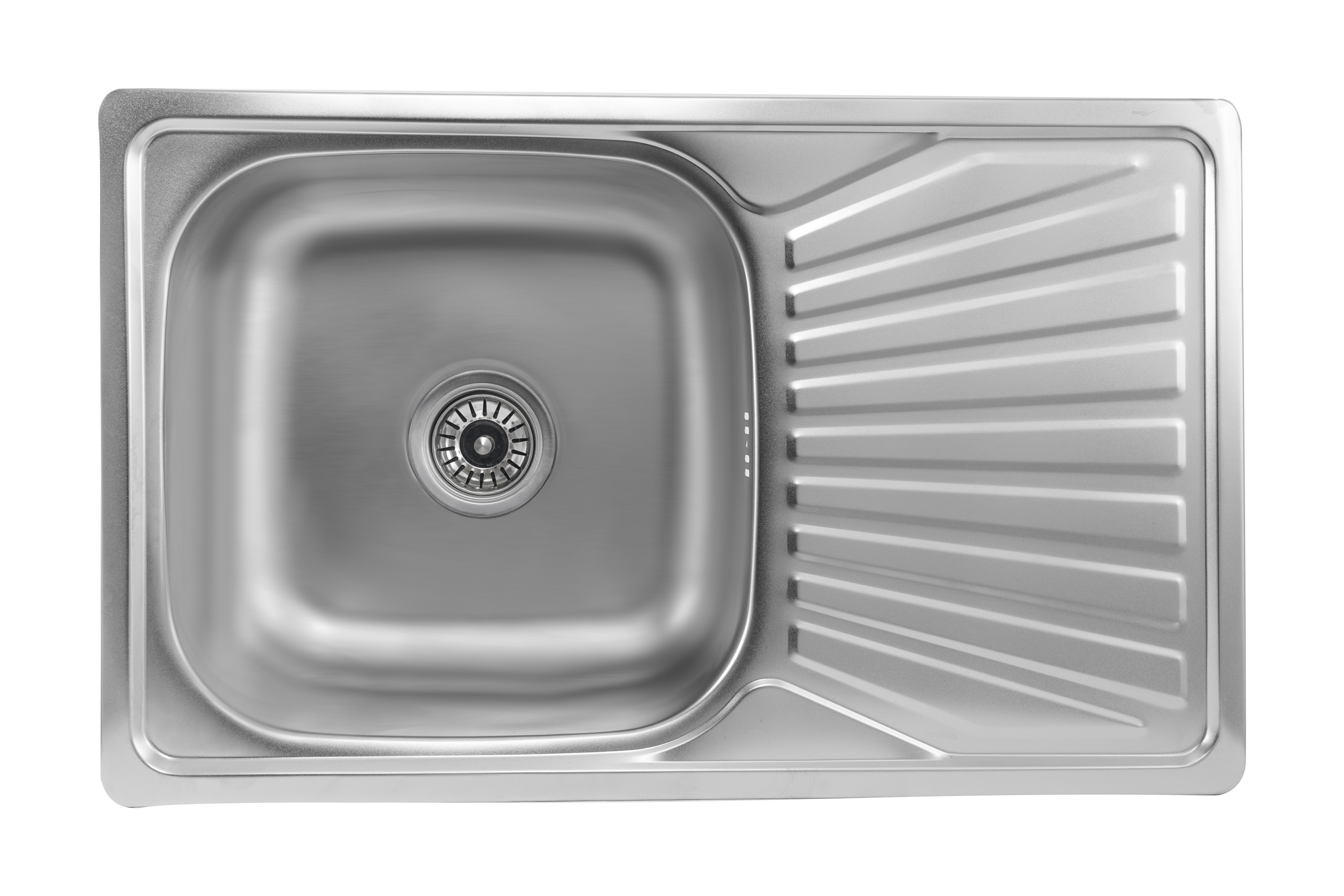 Миття кухонне з нержавіючої сталі закруглене Platinum 7848 САТИН 08 / 180