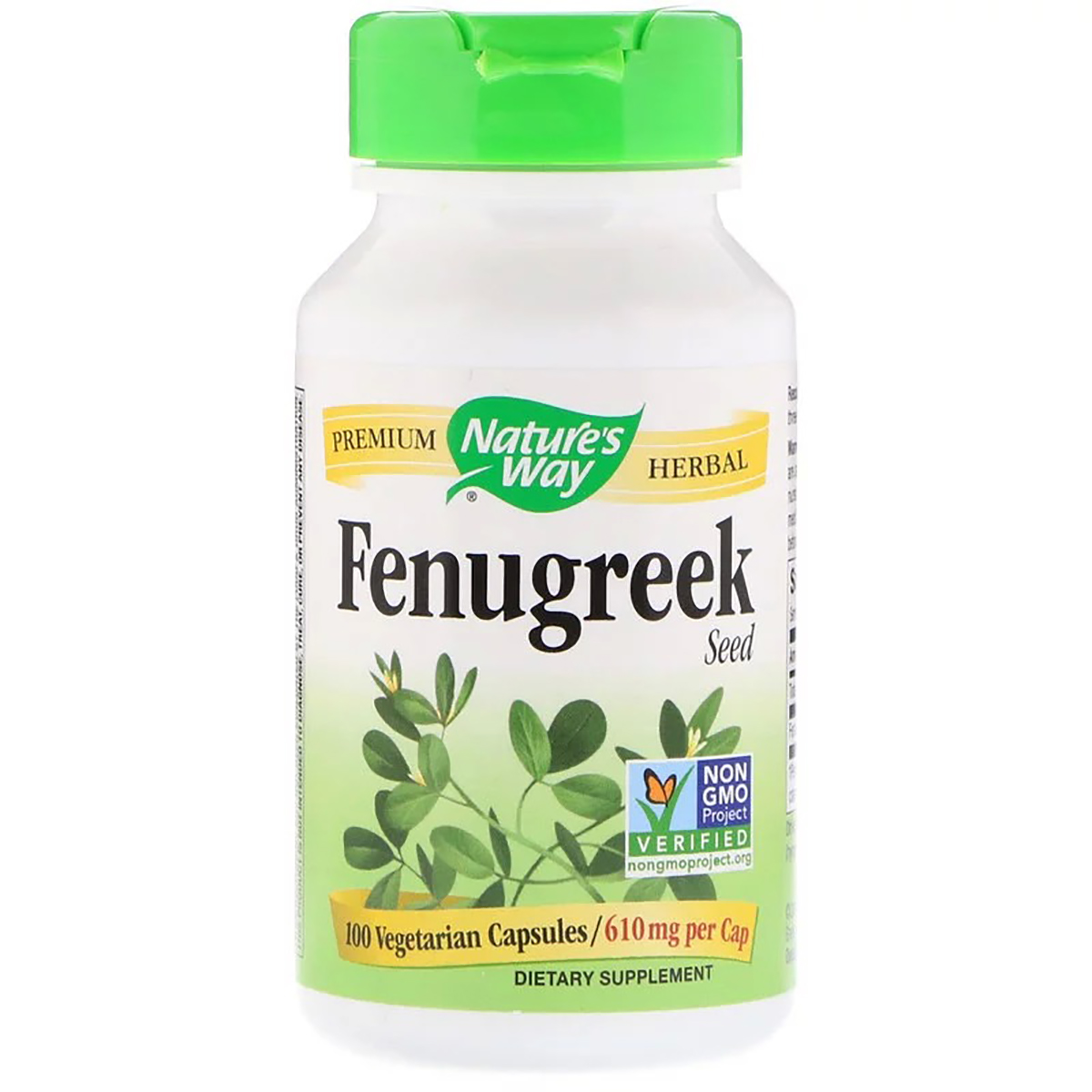 Пажитник Nature's Way Fenugreek Seed 610 мг 100 капсул (NWY12800)