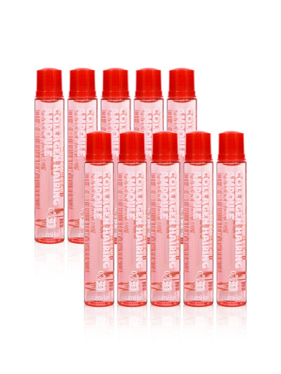 Коллагеновая ампула для волос Sumhair Collagen Hairing Ampoule #Cherries Jubilee 13 мл*10 шт (8809555252573)