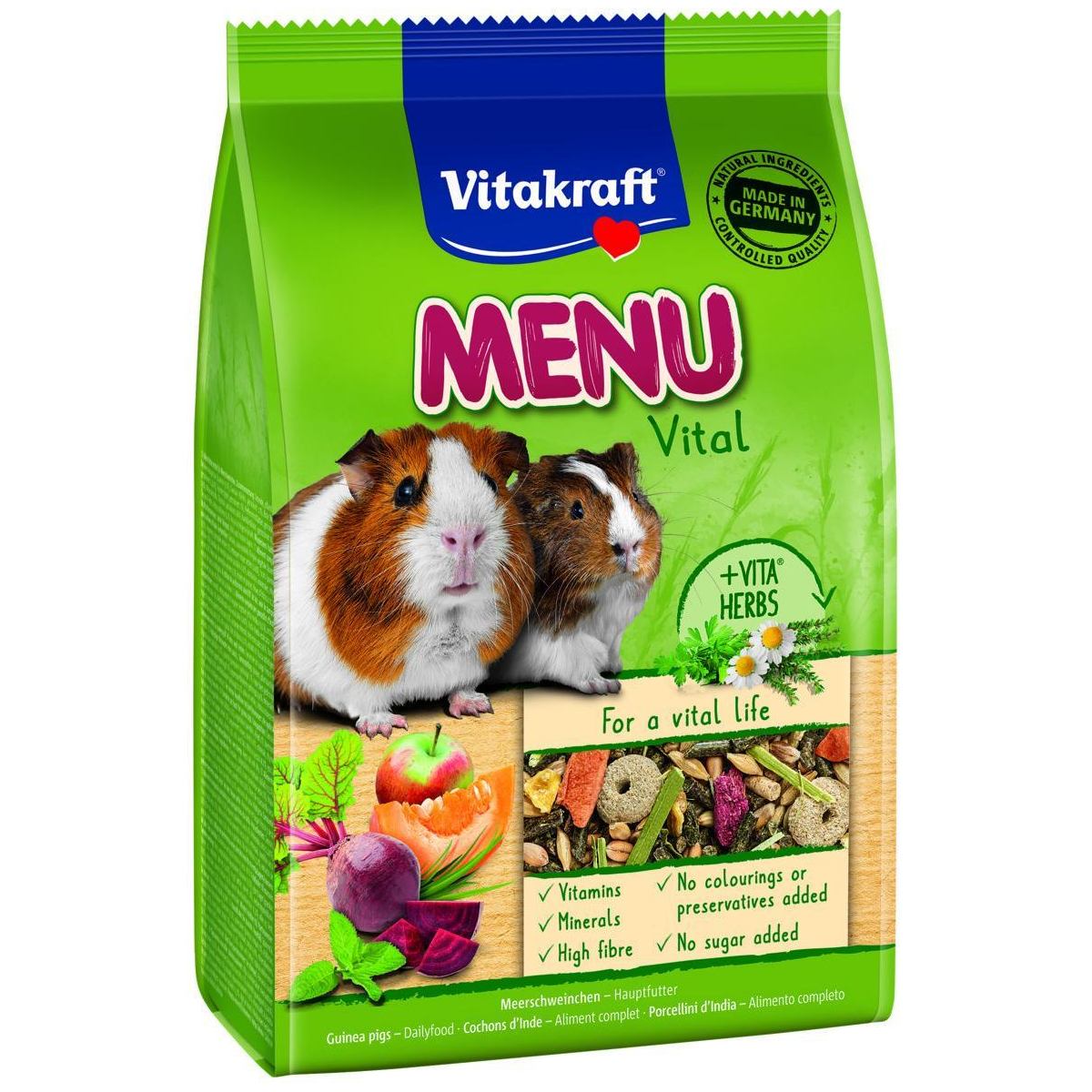 Корм Vitakraft Premium Menu Vital для морских свинок 400 г (10646/25583) (8978)