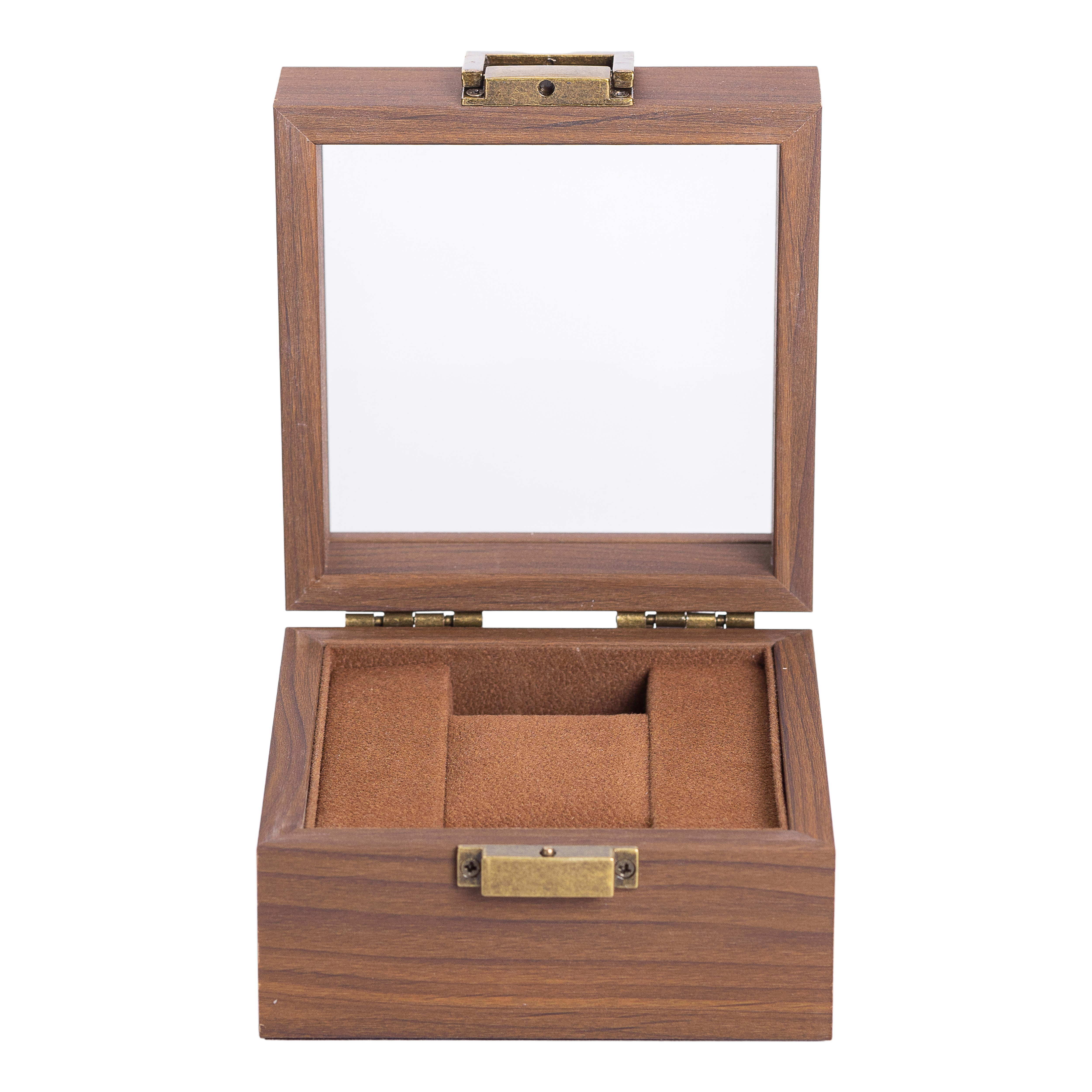 Шкатулка для часов YIWU 12x12x7.4 см Коричневый (HP-5-11)