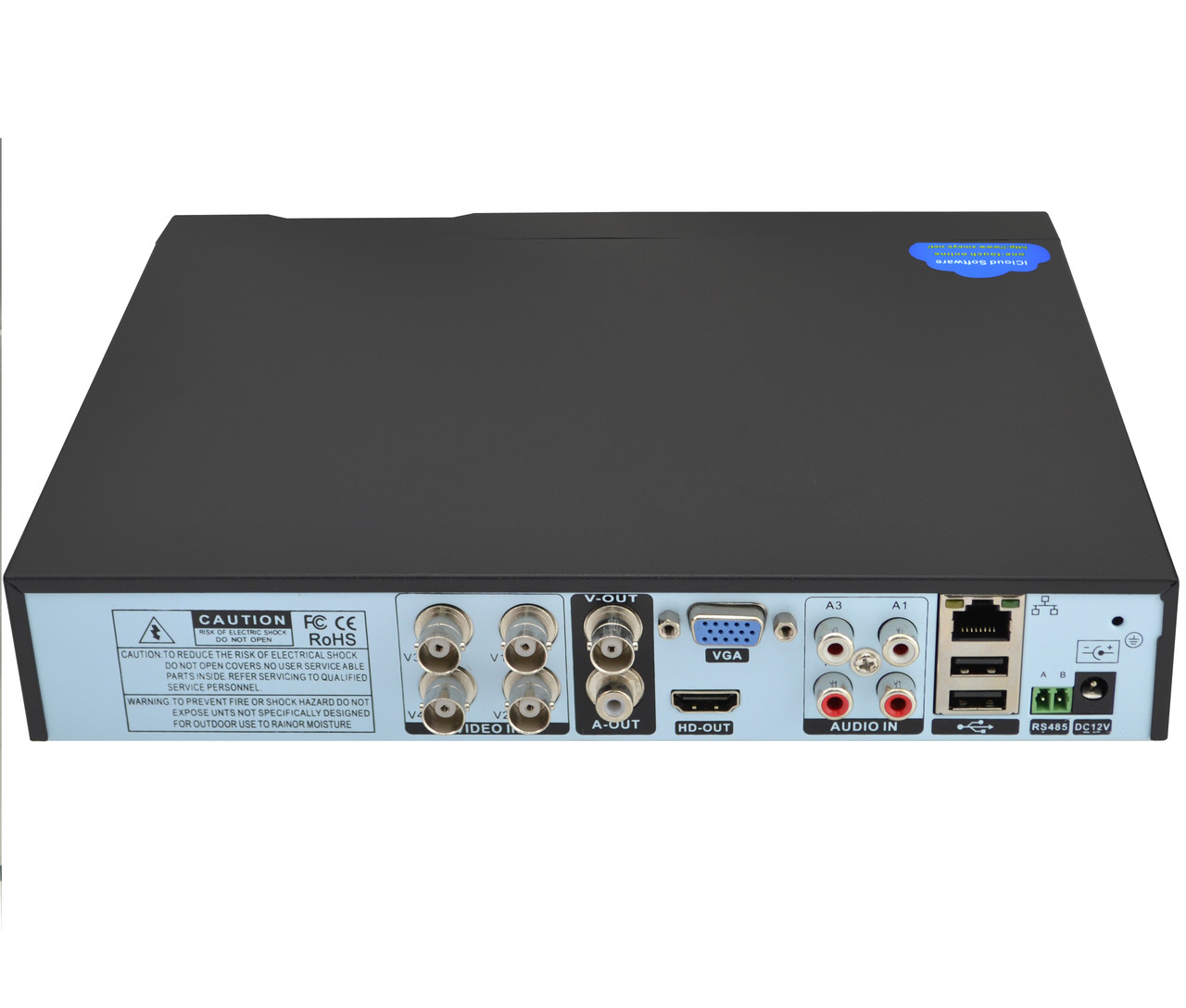Сетевой видеорегистратор RIAS DVR 1204 CAD AHD 4-канальный Black (3_02177)