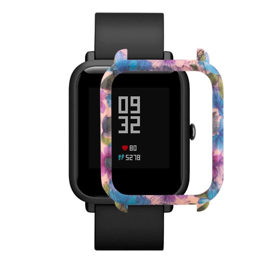 Накладка бампер для годинника Xiaomi Amazfit Bip Квіти (1010591)