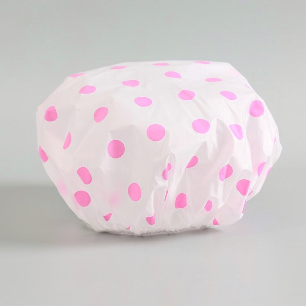 Шапочка для душа Safebaby 47792 26 см White-pink