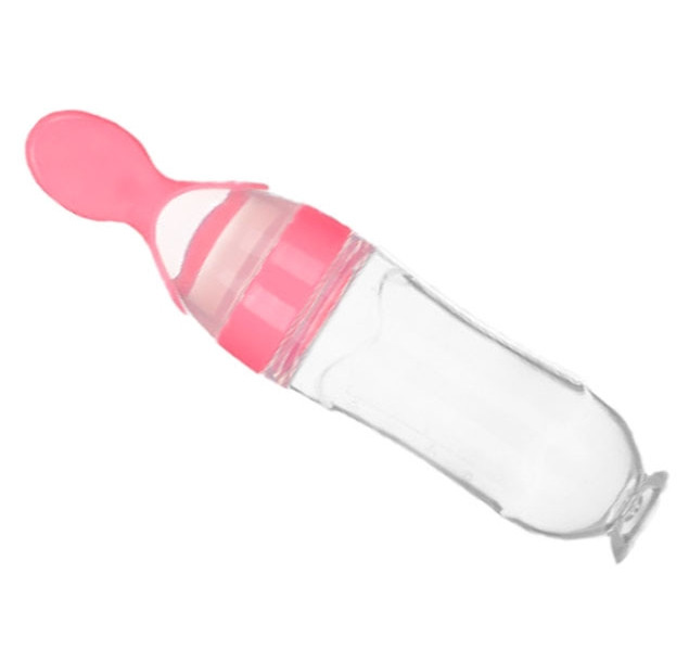 Пляшка-ложка для годування новонародженого VOLRO Рожевий (vol-1336)