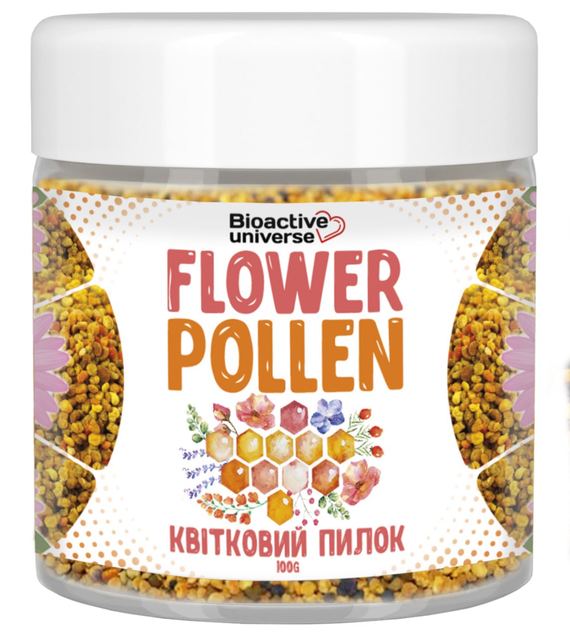 Цветочная пыльца для укрепления иммунитета Bioactive Universe 100 г (hub_0lpekd)