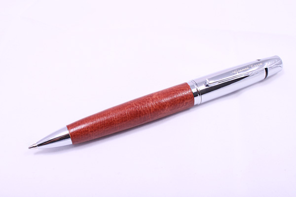 Ручка кулькова Gianni Terra Red Сріблясто-червоний корпус (HH1328/B)