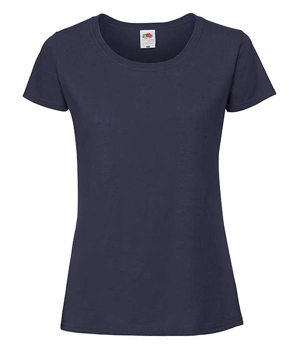 Футболка Fruit of the loom Ringspun Premium T Lady-Fit XL Темно-синий (61-424-0)