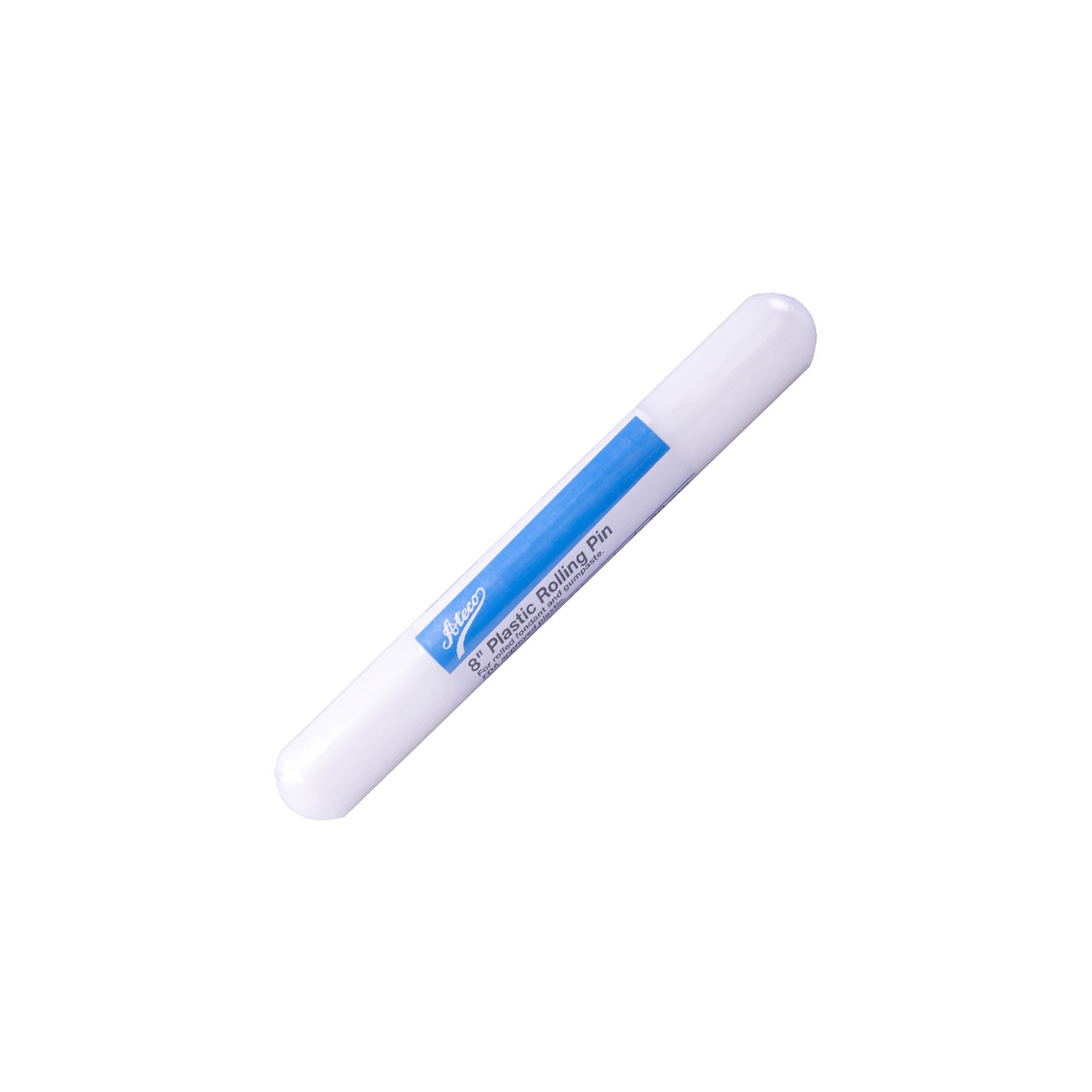 Скалка пластикова Ateco 18 см Біла (02258)