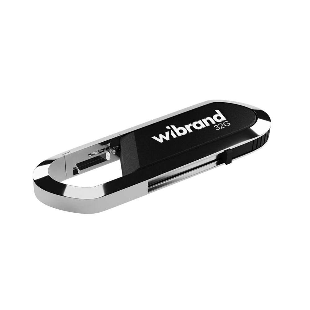 Флеш память USB Wibrand 32 GB Aligator USB 2.0 Black (36702_3608921)