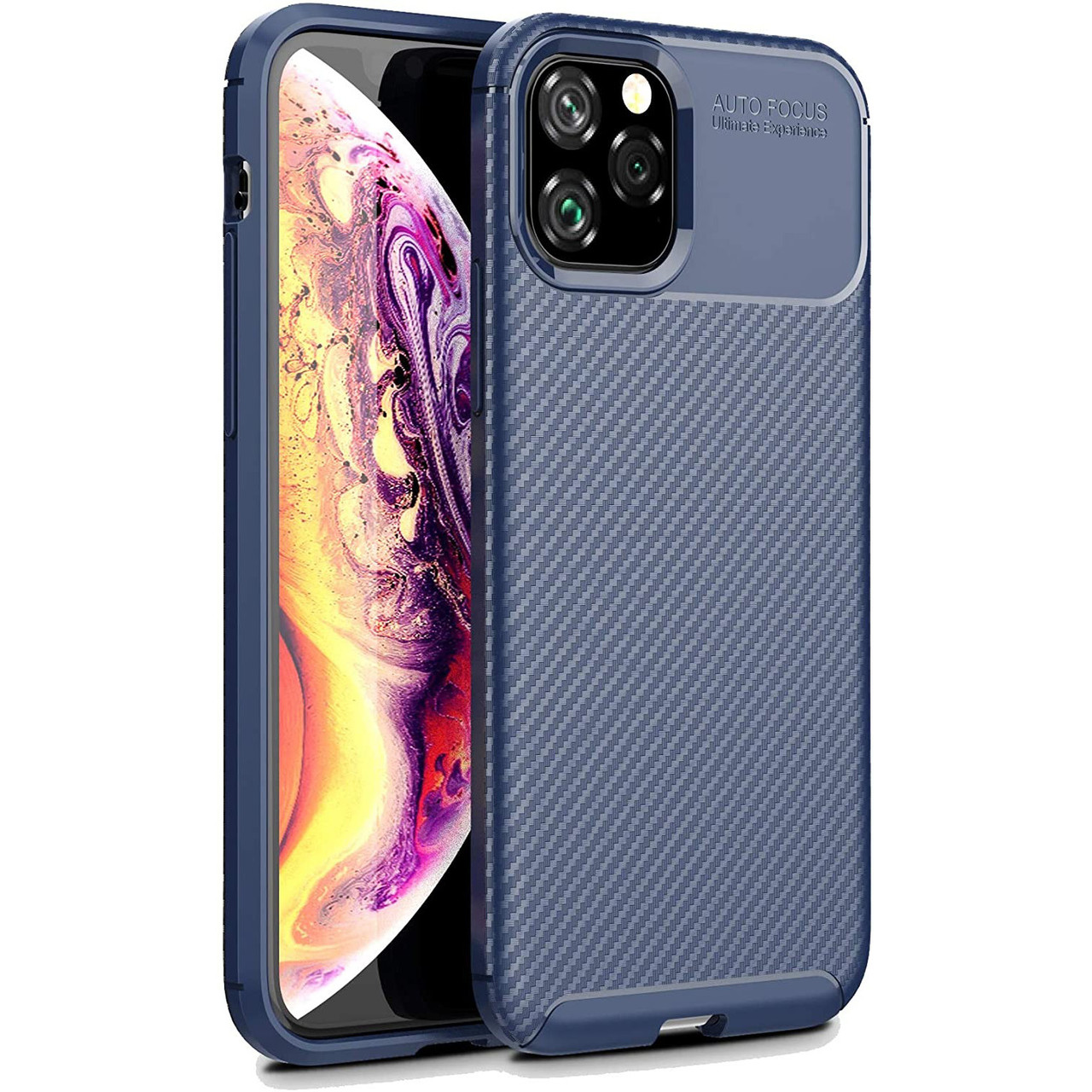 Чехол Carbon Case для Apple iPhone 11 Pro Max Blue